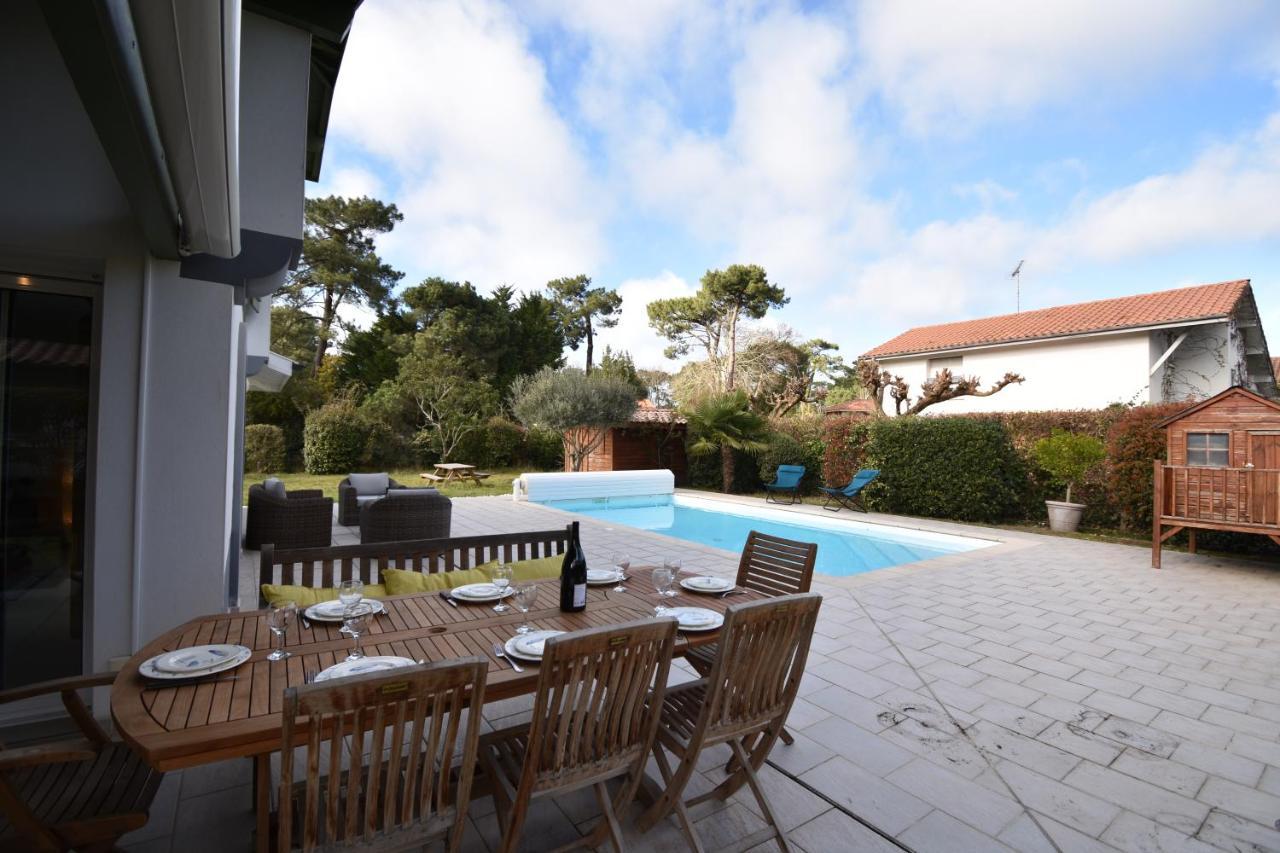 Villa Berges Landaises Location Vacances Spacieuse Villa Avec Piscine Chauffee Capbreton Zewnętrze zdjęcie